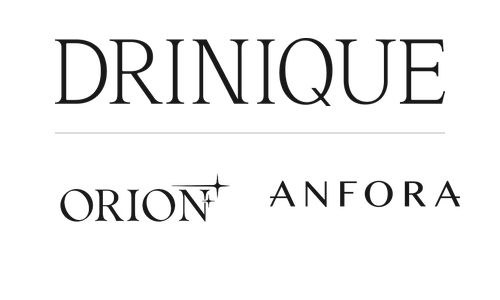 Drinique, Orion, and Anfora logos